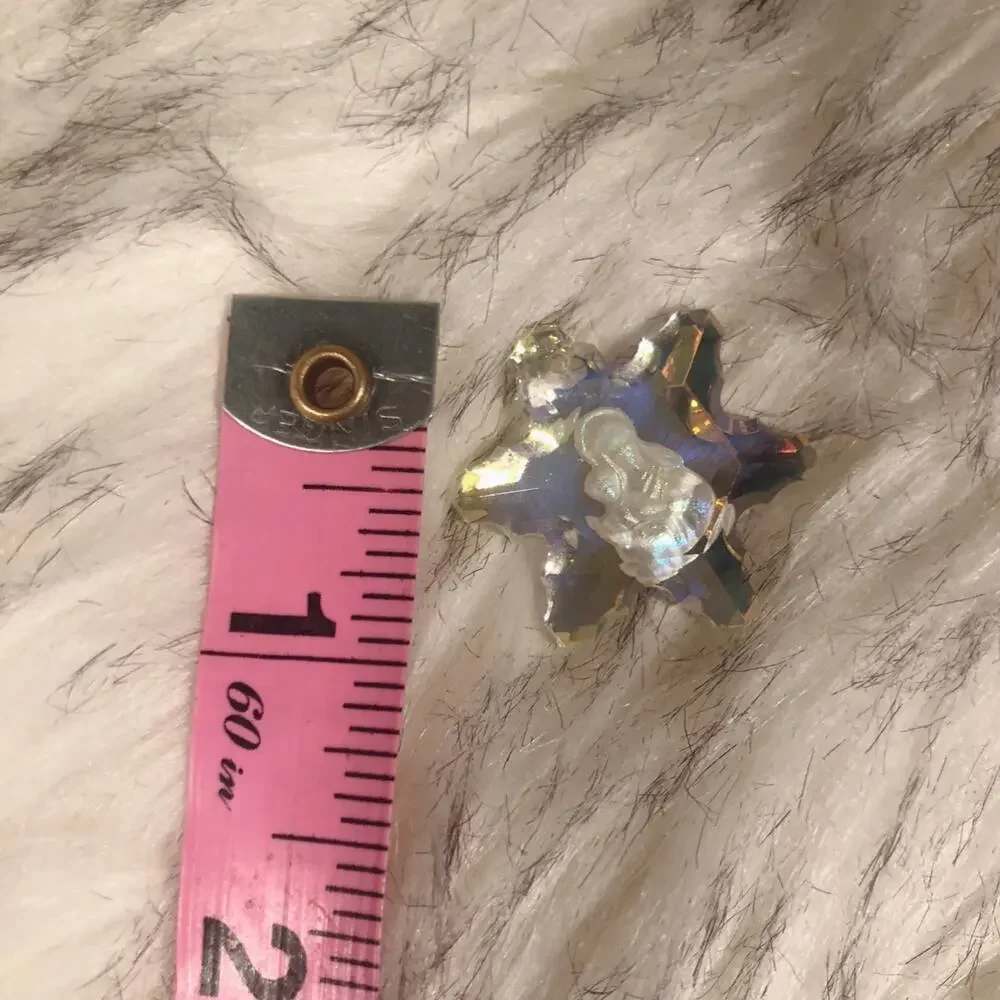 Vintage Christmas Mary & Jesus Star Pendant for Necklace